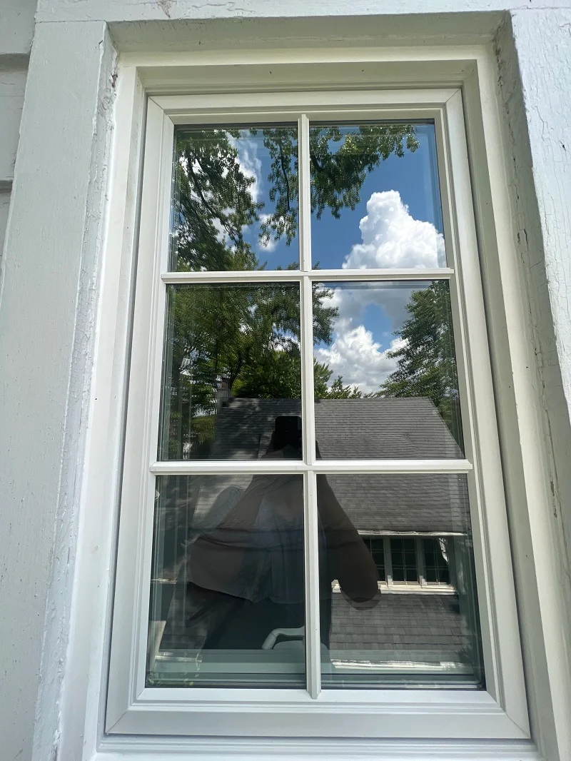 Andersen 400 Series casement with PVC exterior